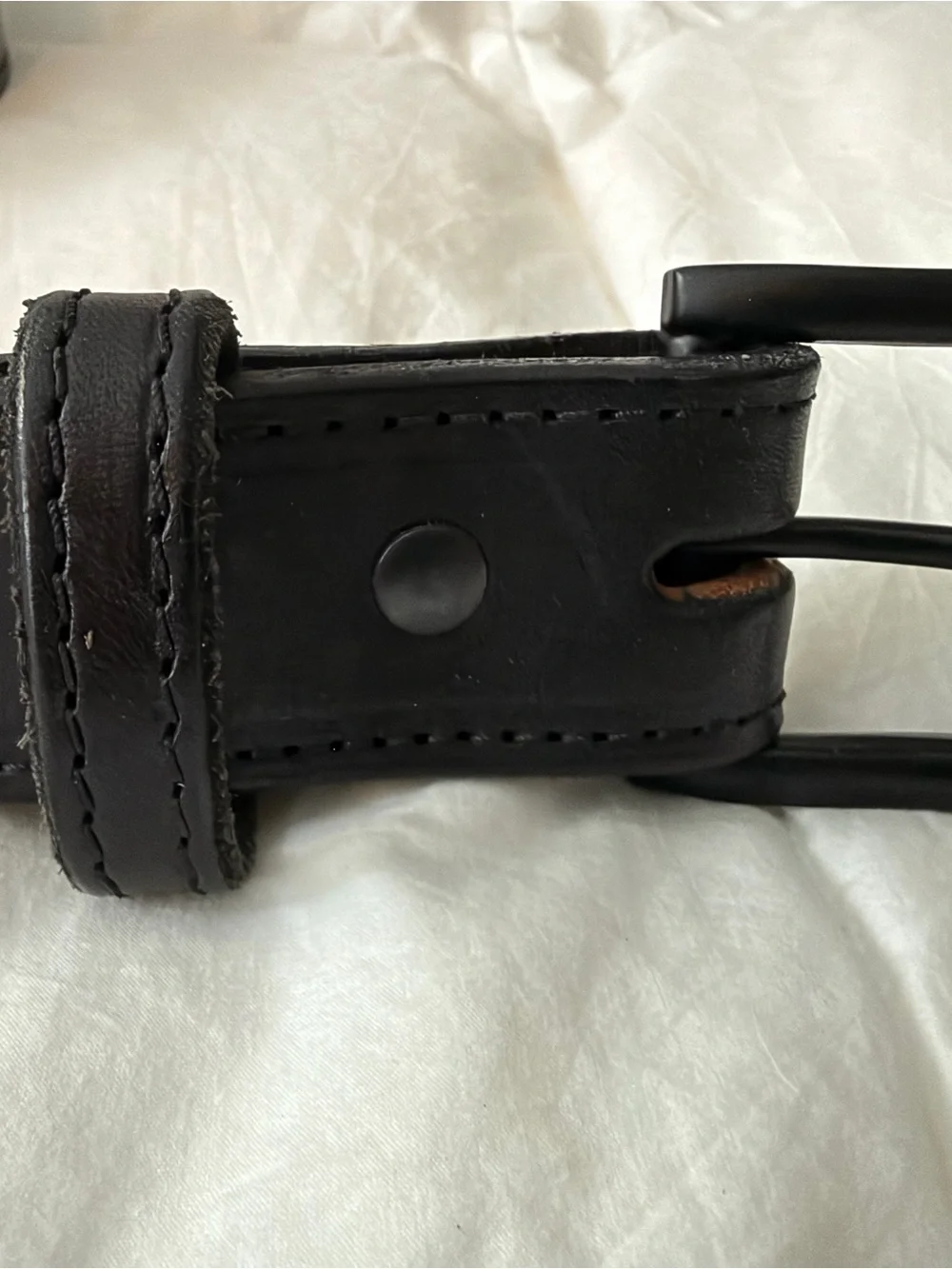 Hank's Belts - Black Tactical Leather Belt